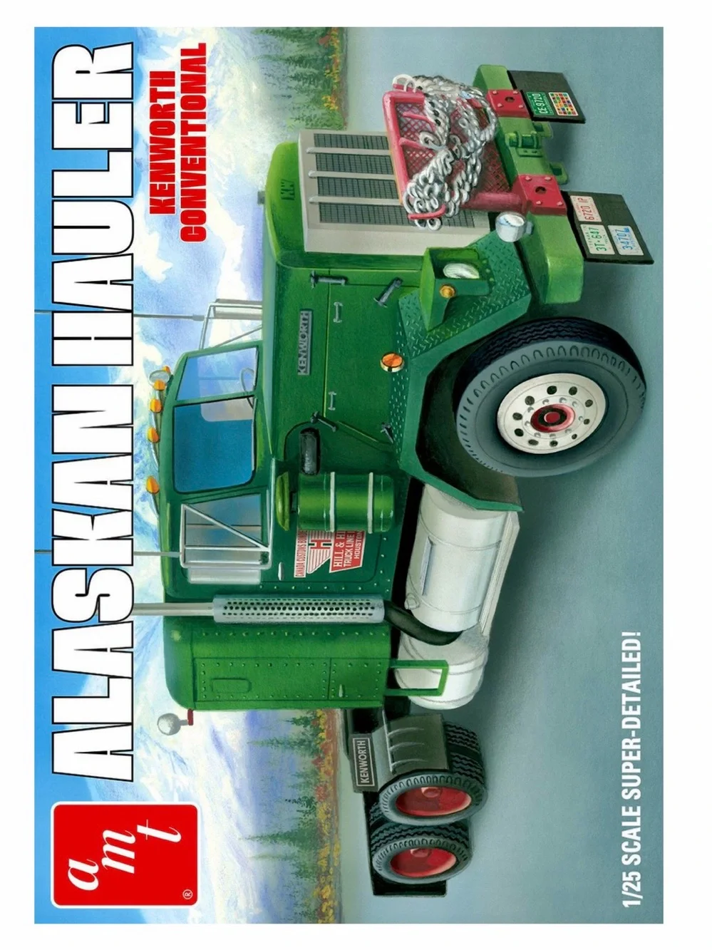 Kenworth Alaskan Hauler Plastic Model Kit—over 300 pieces!